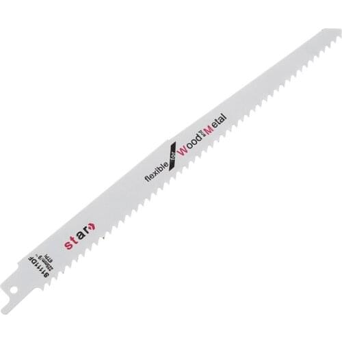 High Carbon Steel S1111DF 225mm 9" Reciprocating Saw Blade Effective Flexible For Cutting Wood Woodworking