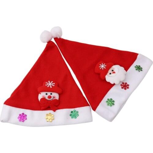 Merry Christmas Santa Claus Snowman Christmas Decorations For Home 2017 New Year Christmas Hat Decor Kerst Decoratie Gift