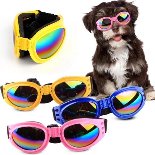 Foldable Dog Sunglasses Wind-proof Anti-picking UV Proof Glasses Pet Supplies New