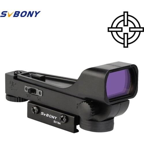 SVBONY SV184 Riflescope Hunting Optical Sight Red Dot Holographic Sight Scope Tactical Scope for Airsoft Gun Weapons Accessories