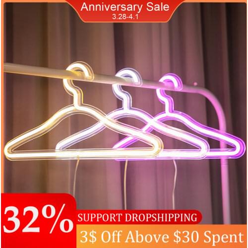 Led Neon Light Hanger Neon Sign light for Store Room Home Party Wedding Decoration Christmas Gift Neon Lamp USB