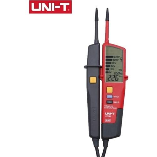 UNI-T Uni t UT18D Voltage and Continuity Testers LED/LCD Display Voltage Meter Auto Range Volt Detectors Pen Voltmeter Digital