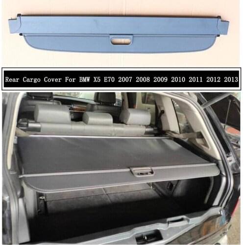 Rear Cargo Cover For BMW X5 E70 2007 2008 2009 2010 2011 2012 2013 Partition Curtain Screen Shade Trunk Security Shield