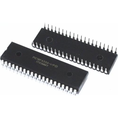 1PCS PIC18F4550-I/P PIC18F4550 18F4550 USB Microcontrollers DIP40 IC PIC MCU 16KX16