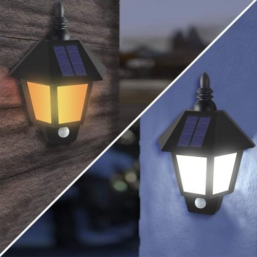2021 Upgraded Version of the New Solar Light Always on / Induction Black Half Wall Light Outdoor Use Courtyard Balcony Light