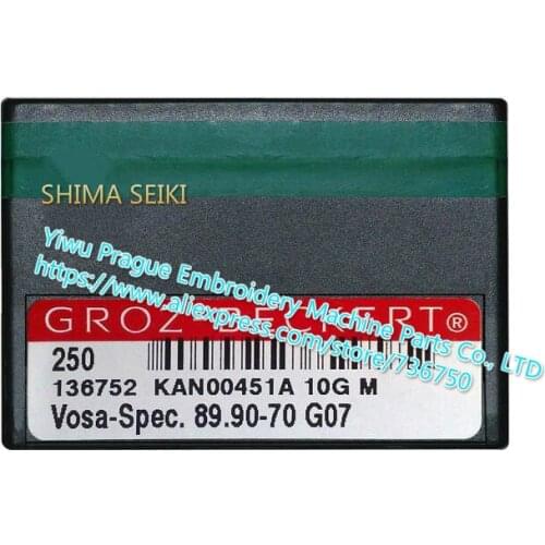 250 pieces Genuine Groz Beckert Knitting Needles Vosa-Spec. 89.90-70 G07 SHIMA SEIKI 10G needle spare parts store 736750