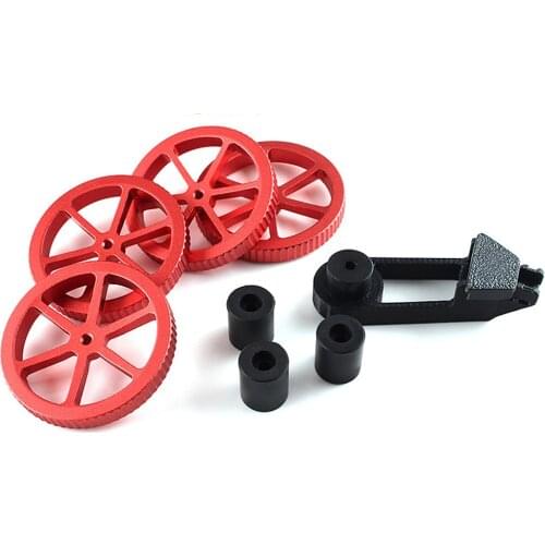 Aluminum Hand Twist Leveling Nut Silica Gel Column Print Kit for Ender 3/3 Pro Ender 5 CR-10 CR10S CR 20 CR-X 3D Printer Parts