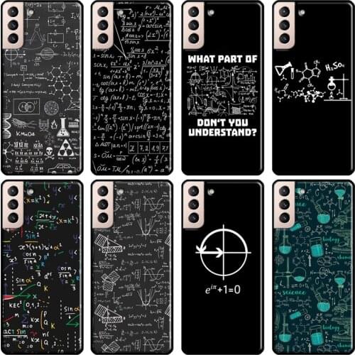 Science Math Physics Formulas Case For Samsung Galaxy S21 Ultra S10 S8 S9 Note 10 Plus Note 20 S10e S20 FE Phone Cover