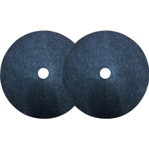 Tree Ring Weed Barrier 10pcs Non-woven For Garden Outdoor 52 X 52 X 0.3 Cm Prevent Grass And Weeds Black 12pcs Weeding Cloth