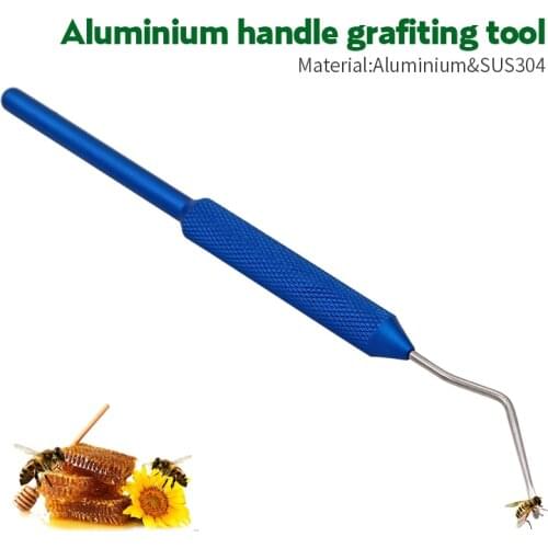 Stainless Steel Larvae Moving Grafting Needle Beekeeping Tools Honey Bee Queen Rearing Larva System Move Worms for Beekeeper
