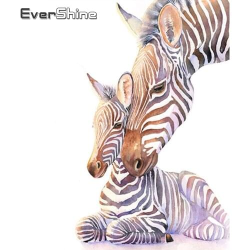 Evershine 5D Diamond Painting With Square Rhinestones Cross Stitch Cartoon Embroidery Full Set Home Decoration Gift