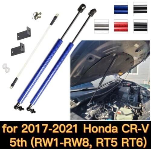 Gas Struts for 2017-2021 Honda CR-V CRV 5th（RW1–RW8 RT5 RT6）Modify Damper Front Hood Bonnet Lift Supports Shock Absorber Rod Bar