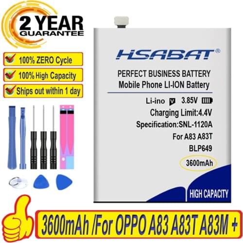 HSABAT Oppo A83 Phone Batteries