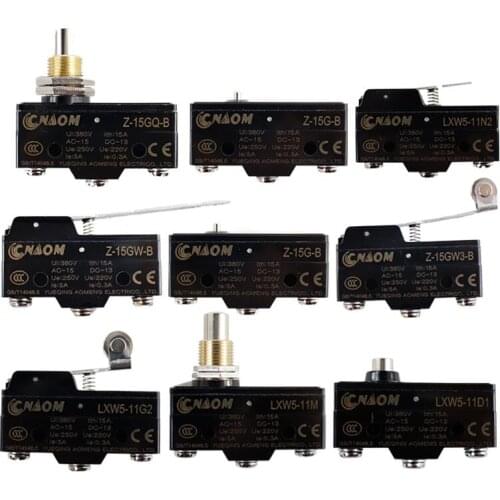 1PCS Z-15G-B Silver contact Limit Switch Travel Switch Micro Switch Z-15GD-B,Z-15GQ22-B,Z-15GW22-B,Z-15GW-B,Z-15GW2-B,Z-15HW24-B