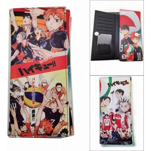 LISM Haikyuu A253234 Fashion Anime Wallet Bags Wallets Coins Casual Purses Card Unisex Gifts Birthday