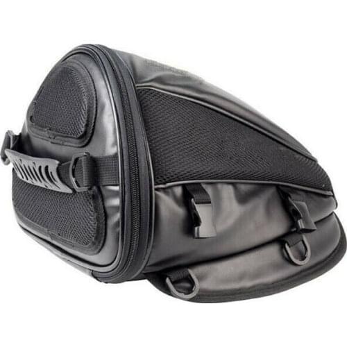 Motorcycle Tail Bags Luggage Moto Bike Sports Back Seat Storage Pack Seat Carry Tail Bag Hand Shoulder waterproof Saddle Bag