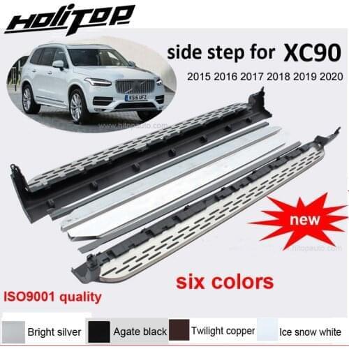 Running board foot pedal side step nerf bar for Volvo XC90 2015 2016 2017 2018 2019 2020,supplied by ISO9001 big factory