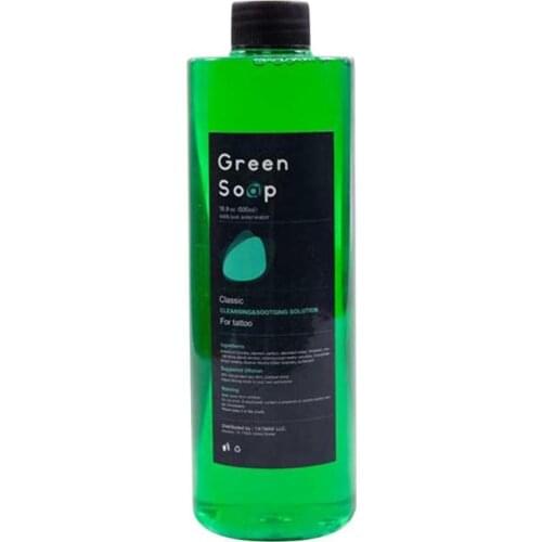 Tattoo Cleaning Solution Analgesic Effect Wound Tattoos Lighten Redness Green Algae Soap Tattoo Equipment Cleaning Liquid