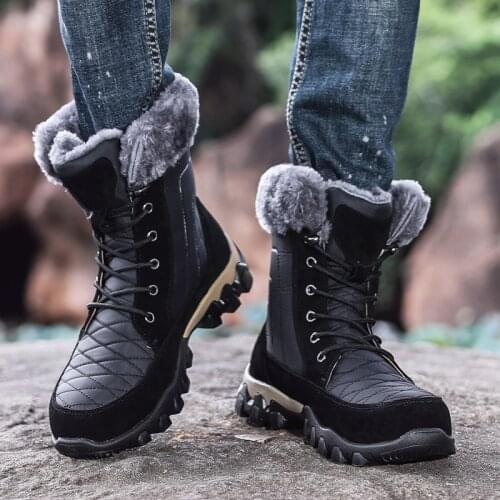Tactical Military Boots Men Pu Leather Army Hunting Trekking Camping Mountaineering Winter Men Work Shoes Zapatos Hombre