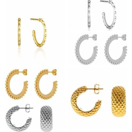 925 Silver Ear Needle Stud Earring For Women Girl Couples Statement Earrings Earring Pendientes Broncos Luxury Fine Jewelry