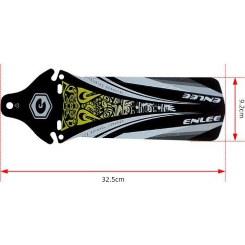 1Pcs MTB Mountain Road Bicycle Fender Bike Front Rear Mudguard Cycling Rainplate 26.5cm Bicycle Accessories PP5 Material