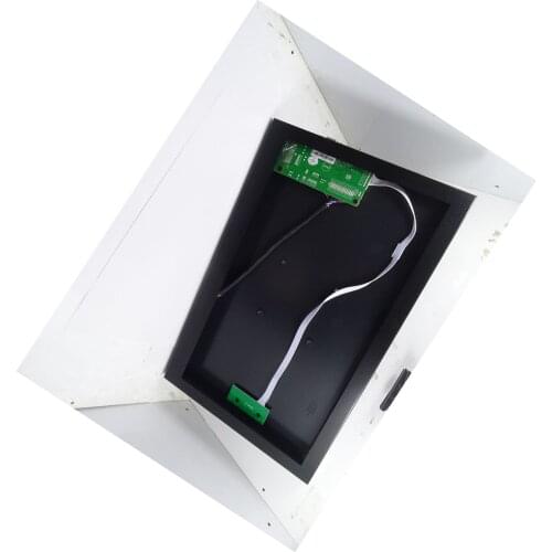 15.6" 58C Controller board + Metal alloy back cover case box DIY VGA HDMI-compatible kit for BT156GW01 LED LCD 1366x768 panel