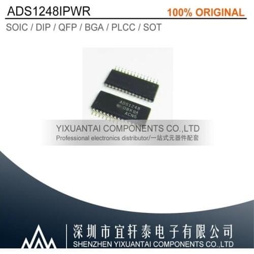 5pcs/lot 10pcs/lot 50pcs/lot Free shipping 100% original ADS1248IPWR ADS1248I ADS1248 TSSOP28