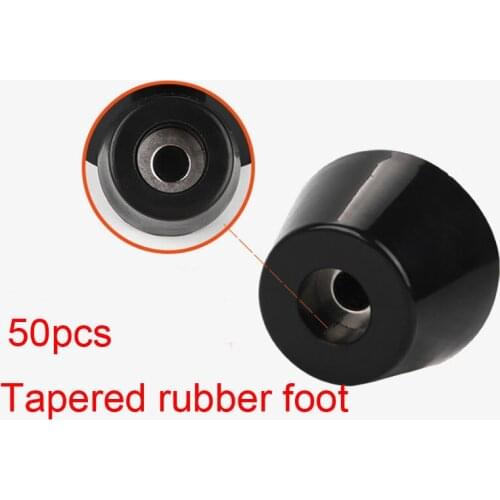 50pcs table chair cone rubber feet taper Furniture leg foot pad Case instrumentation floor MAT rise machine leg Tapered gasket
