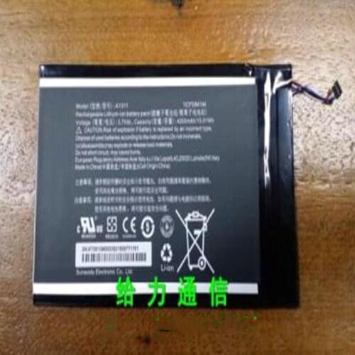 A1311 Replacement Tablet Battery 4300mAh For Acer Iconia Tab A1-830 A1311 A1 830 Batteries with repairs tools