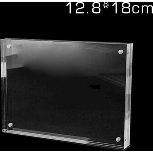 High Clear Right Angle Acrylic Photo Frame Thickness 0.8+0.8cm Price Tag Single Double Sided Display Placing Decor