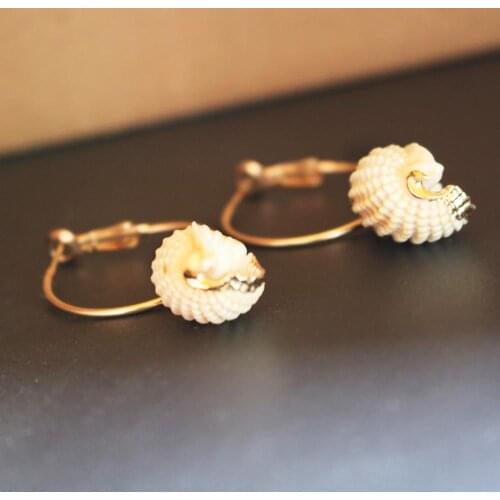 Clothing Accessories Fashion Creative Geometric Shell Eardrop Simple Personality Elegant Women Shell Pendant Earrings