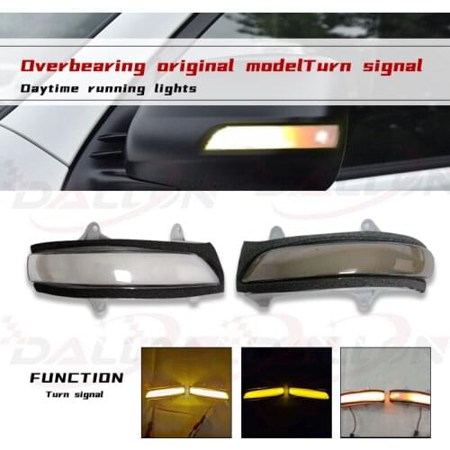 Side Rearview Mirror LED Turn Signal Light Repeater Lamp For TOYOTA PRADO 2009-2020 LAND CRUISER 2012-2020 Plug and play