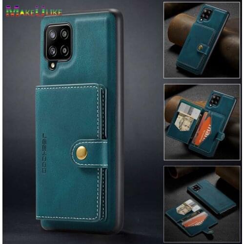 Case For Samsung Galaxy A72 A52 A12 5G Case Luxury Magnetic Card Slot Leather Cover Case For Samsung A12 A52 A72 4G Case