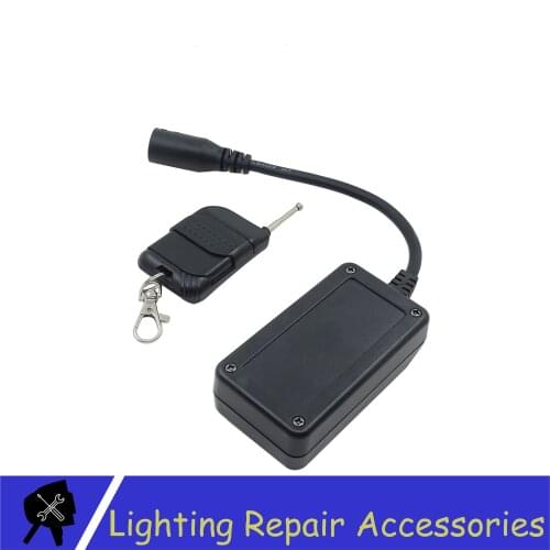 Black Portable Wirless Remote Control Receiver for 400W 900W 1200W Smoke Fog Machine Remote Control