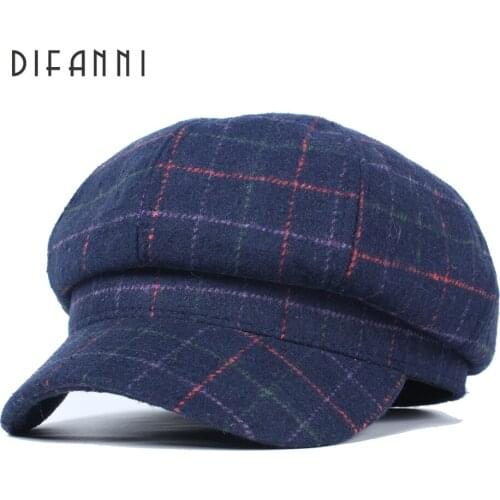 Женские шерстяные шапки DIFANNI China At AliExpress