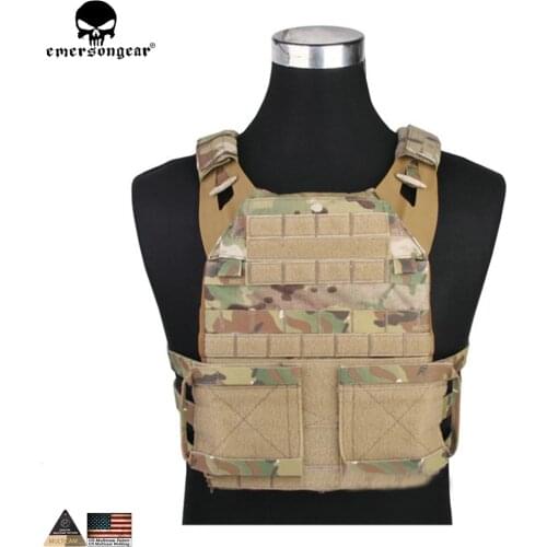 EMERSONGEAR JPC 2.0 Tactical Jumpable Plate Carrier Lightweight Vest Body Armor Combat Hunting Molle Vest Multicam EM7436