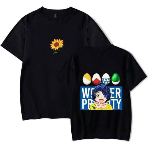 2021 WONDER EGG PRIORITY Tshirt Pop Singer O-Neck Short Sleeve Men/Women Tshirts Street Style Fashion Casual Tops