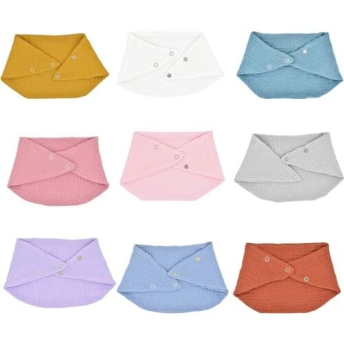 Cotton Gauze Scarf Bib Organic Cotton Bib Drool Scarf Baby Bandana Scarf Bibs F3ME