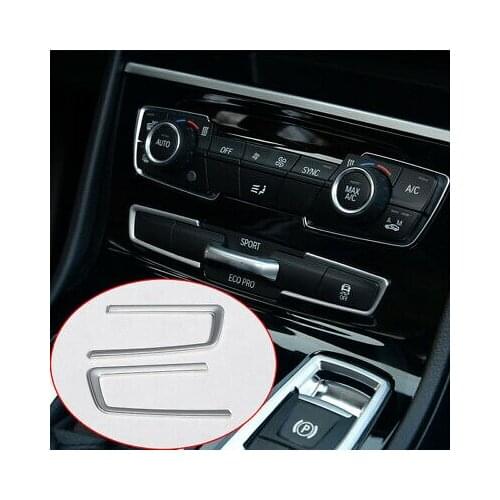 Chrome For BMW 2 Series F45 F46 2015-2018 Mode Button Frame Cover Trim