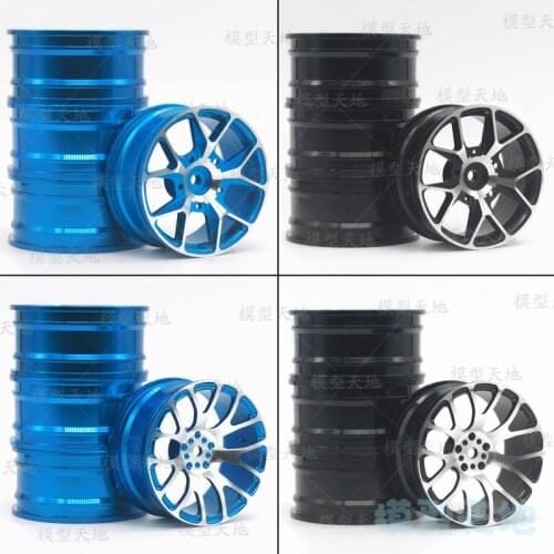 4pcs 1/10 On-Road Drift Car 52MM Aluminum Alloy Metal Wheel Hub 1.9Inch Climb Car Wheel Rim For HSP Tamiya HPI Kyosho Sakura 113
