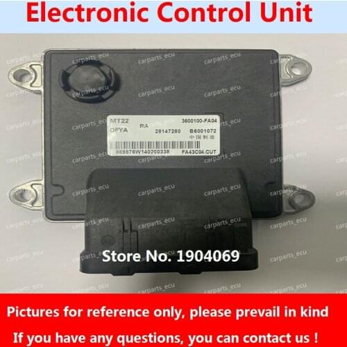 Engine Computer Board B6001072 28147280 3600100-FA04 MT22 ECU B6001481 28384619 3600100-FA15 For Dongfengfengguang 330/DK15 Car