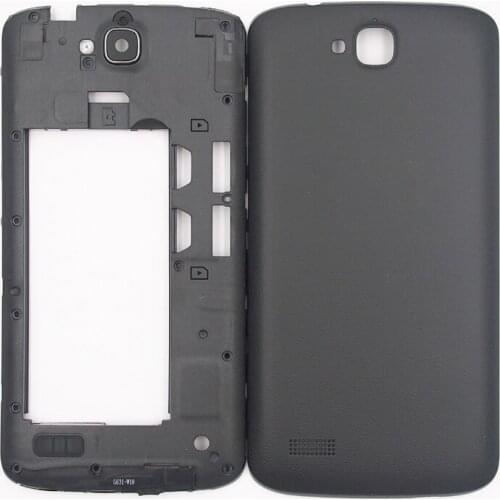 BaanSam New Middle Frame Battery Door Back Cover Housing Case For Huawei Honor 3c Lite Holly U19 With Antenna+Camera Lens