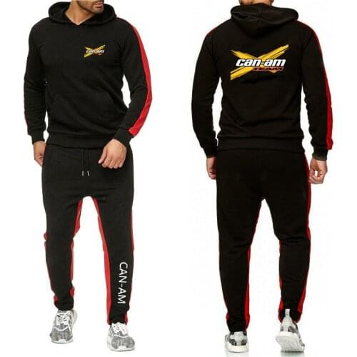 New CAN-AM BRP Logo Running Sweatshirts Men Hoodie Sweatpants Trousers Casual Customize Pullover Suit Clothes