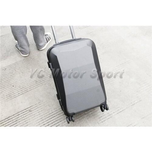 New Type B 20'' 20 Inches Dry Carbon Fiber Matte Finish Luggage Case with TSA Custom Coded Lock & Omni-directional Wheels