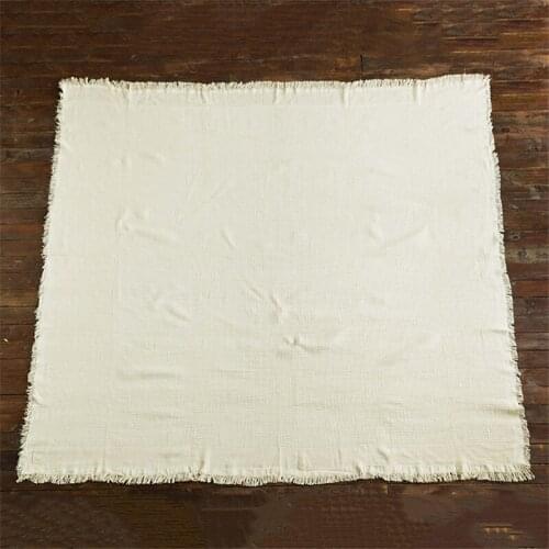 Bubble Kiss Pure Cotton Thread Blanket Solid Color Tassel Home Blankets Sofa Cover Blankets For Beds Bedroom Decor Throw Blanket