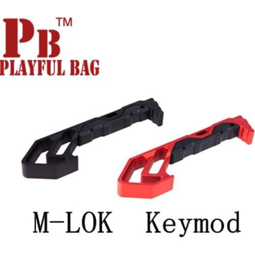 PB Playful bag Gel ball guns in front of the grip of the spray pig 556 Keymod M-LOK LD20