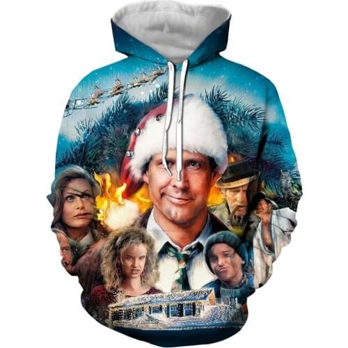 PLstar Cosmos 2019 National Lampoons Christmas Vacation Amazing 3D Print Hoodies Women/Mens Casual Hooded Sweatshirt Tee Tops