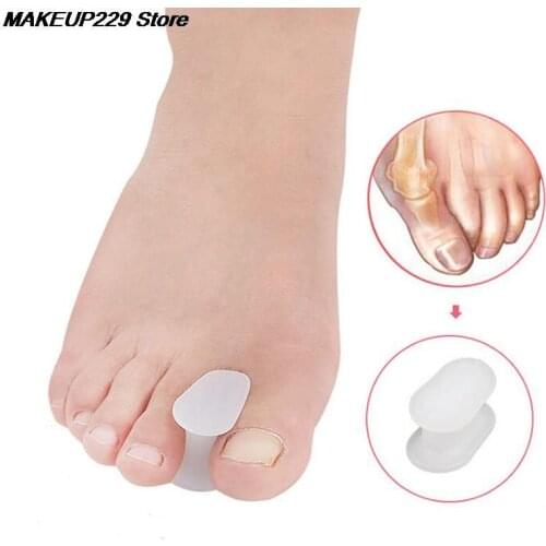 Toe Separators 1 Pair Spacer Straightener Thumb Finger Big Feet Device Pad Toe Pads Thumb Valgus Corrector Relief Foot Bunion