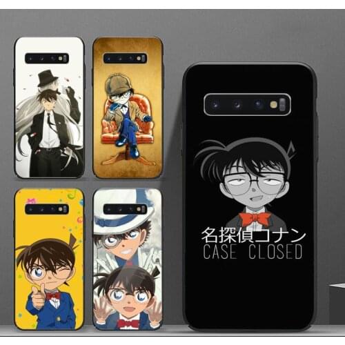 Japan anime detective conan Phone Case For Samsung Galaxy S5 S6 S7 S8 S9 S10 S10e S20 edge plus lite