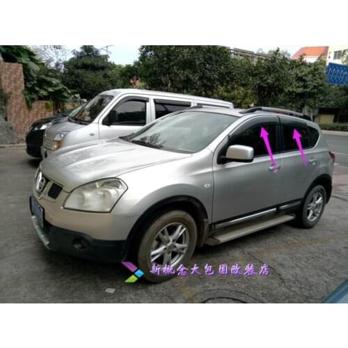 Auto Car Windows Rain Wind For For Nissan Qashqai j10 2008-2014 Sun Shield Deflector Visor Trim Accessories